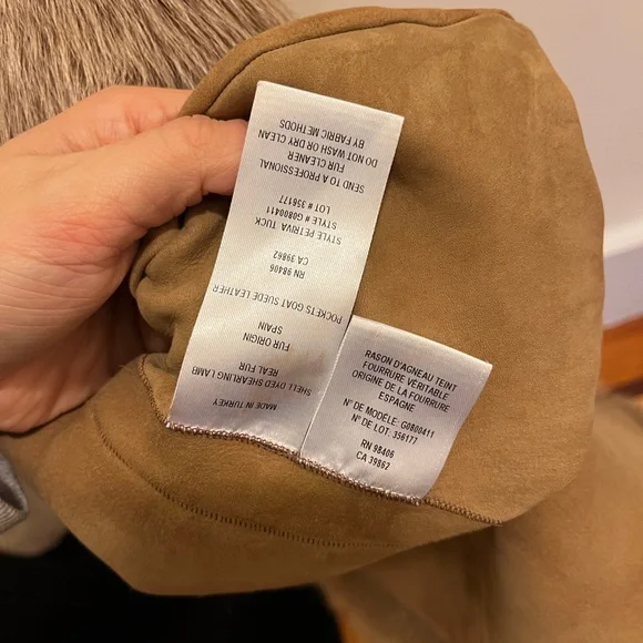 THEORY reversible shearling vest - Picture 5 of 6